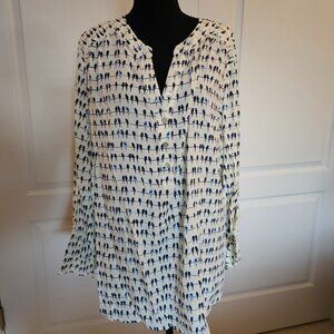 Jane and Delancey Long Sleeve Blouse with Birds!  New with Tags! Size 3X